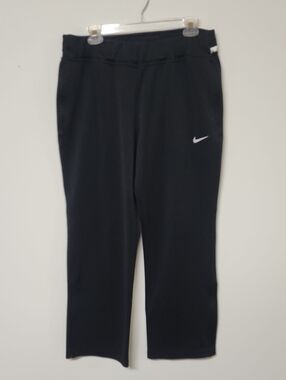 Nike Black Joggers with White Swoosh